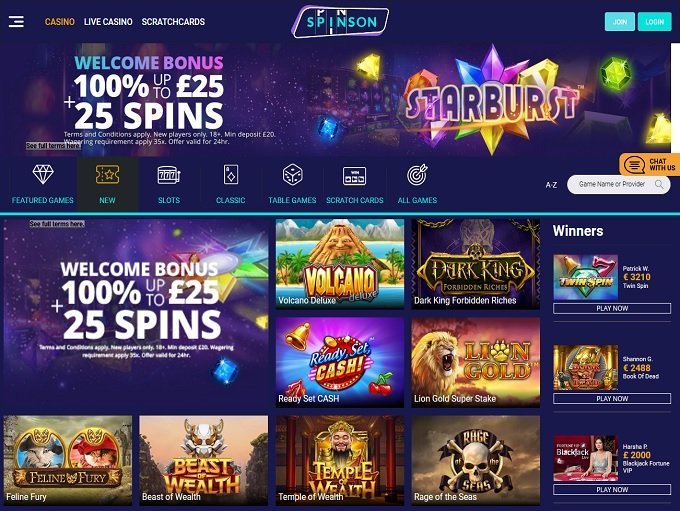 Exploring Spinson UK Online Casino - A Comprehensive Review and Guide - overview